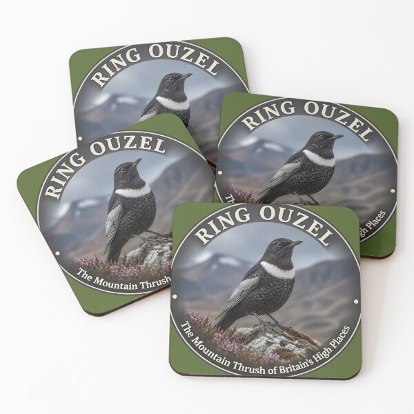Item preview, RING OUZEL  – The Mountain Thrush of Britain’s High Places designed and sold by The Digital Compass.