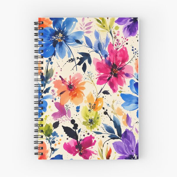 Item preview, Abstract Ink Bloom – Contemporary Watercolor Floral Pattern designed and sold by Jandedan.