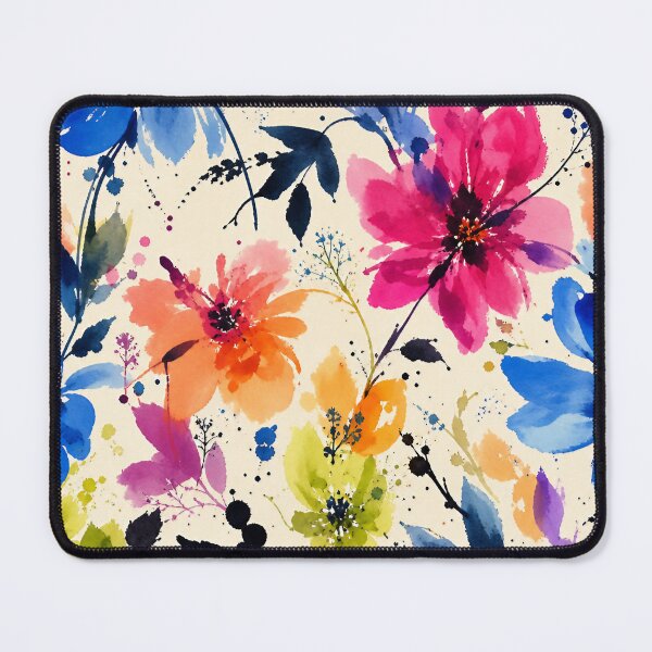 Item preview, Abstract Ink Bloom – Contemporary Watercolor Floral Pattern designed and sold by Jandedan.