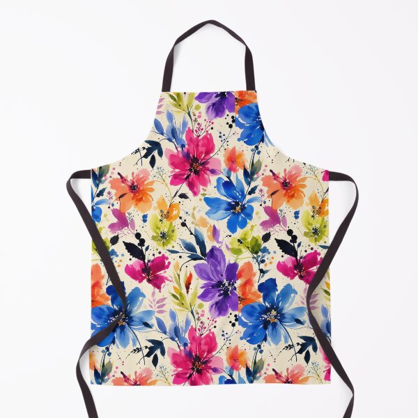 Item preview, Abstract Ink Bloom – Contemporary Watercolor Floral Pattern designed and sold by Jandedan.