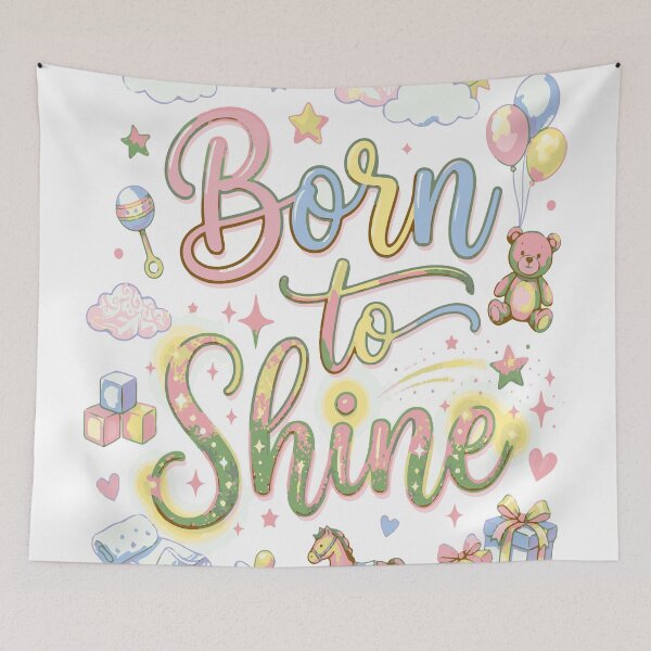 Item preview, born to shine designed and sold by ManikRaja.