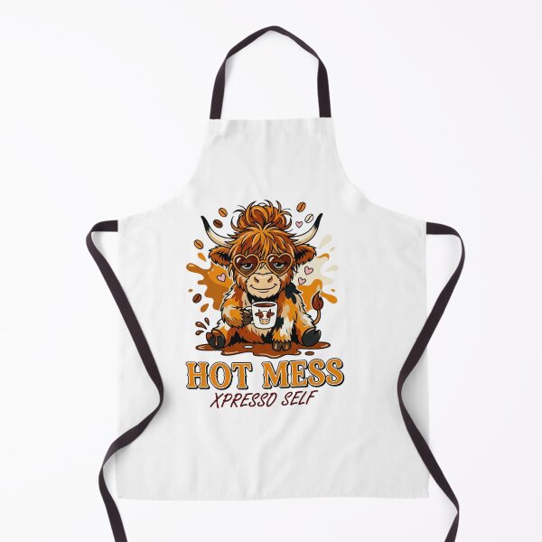 Item preview, Highland Cow Funny Cute Coffee Lover Design – Caffeinated Cow T-Shirt designed and sold by Artimax-Studio.