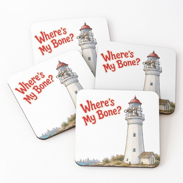 Item preview, Where's My Bone? - Funny French Bulldog Lighthouse Lookout designed and sold by ArtisticDesignsbyLinda.