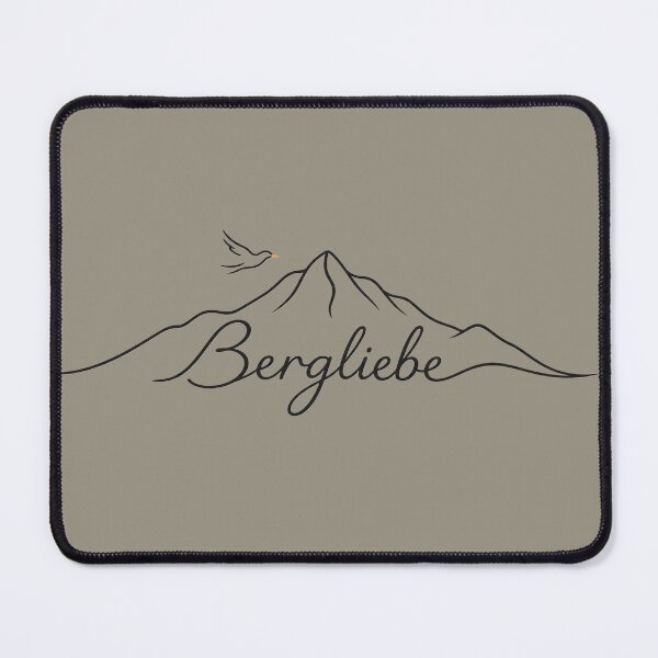 Item preview, Mountain Love – Minimalist Alpine panorama with Alpine chough designed and sold by ENGLITZADIN.