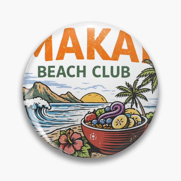 Item preview, Makai Beach Club Aloha Acai Bowl designed and sold by Matinez Pink.