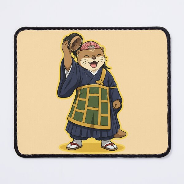 Item preview, Cute Anime-Inspired Otter with Open Brain Kawaii Cartoon designed and sold by ArtFazza.