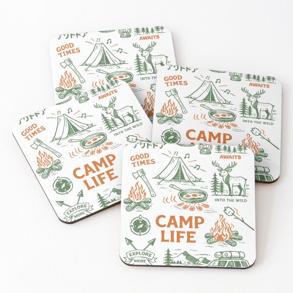 Item preview, Camp Life Outdoor Adventure designed and sold by Matinez Pink.