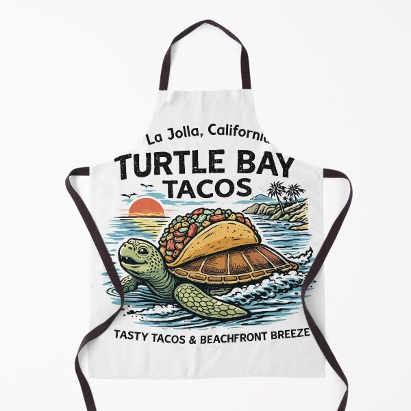 Item preview, Turtle Bay Tacos Beachfront Breeze designed and sold by Matinez Pink.