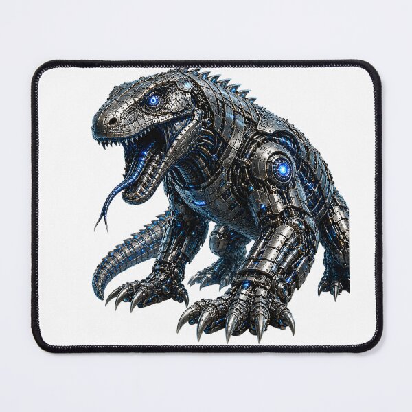 Item preview, Steel Komodo Dragon V5 – Mechanical Cyber Lizard | Industrial Metal Beast designed and sold by SteelCoat Studio.