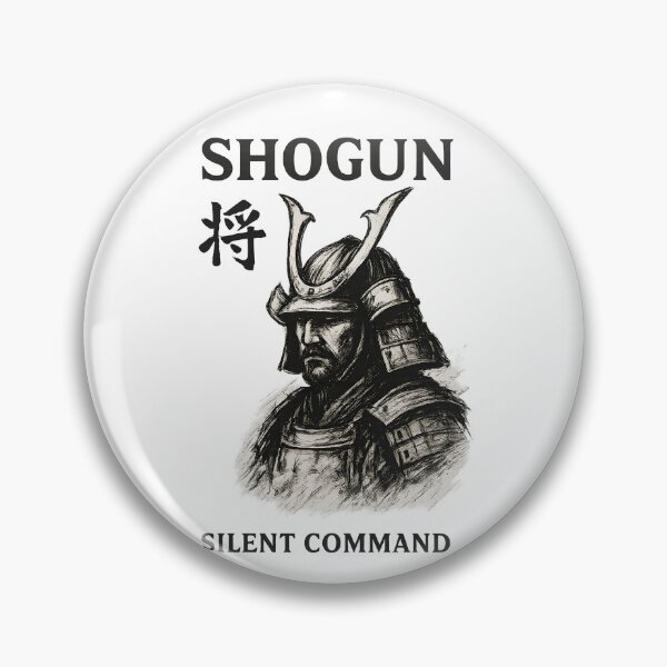 Artikelvorschau, Shogun Samurai – Stiller Befehl | Japanischer Krieger Bushido Vintage-Grafik entworfen und verkauft von ArcadiaSilence.