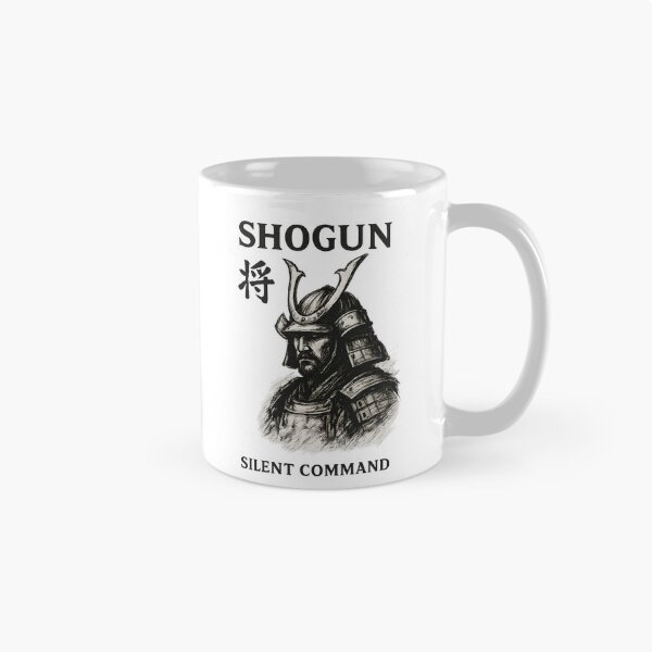 Item preview, Shogun Samurai - Silent Command | Japanese Warrior Bushido Vintage Graphic designed and sold by ArcadiaSilence.