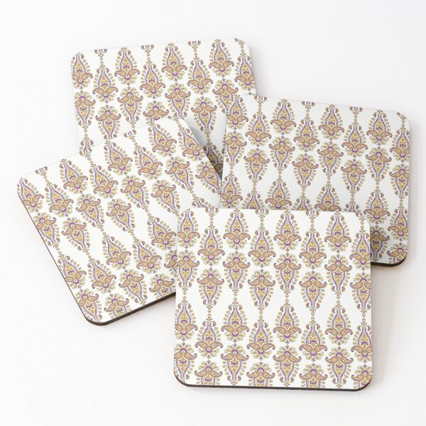 Item preview, Boho Paisley Damask Floral Medallion Pattern designed and sold by Zaya_art.
