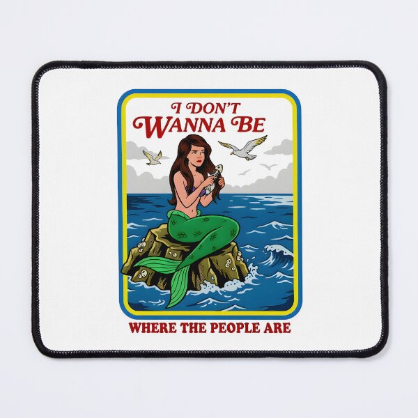 Item preview, Siren I Don't Wanna Be Where The People Are Meme designed and sold by retro-and-rust.