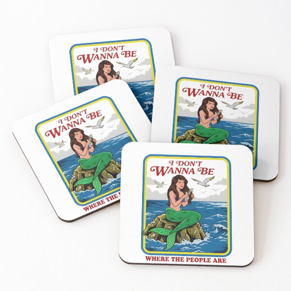 Item preview, Siren I Don't Wanna Be Where The People Are Meme designed and sold by retro-and-rust.