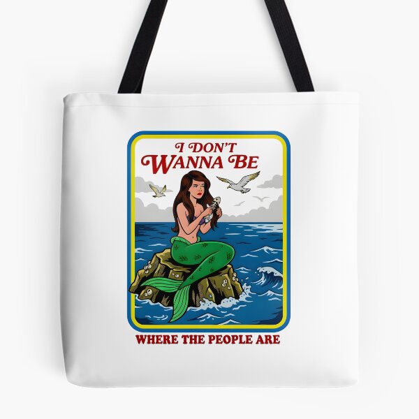 Item preview, Siren I Don't Wanna Be Where The People Are Meme designed and sold by retro-and-rust.