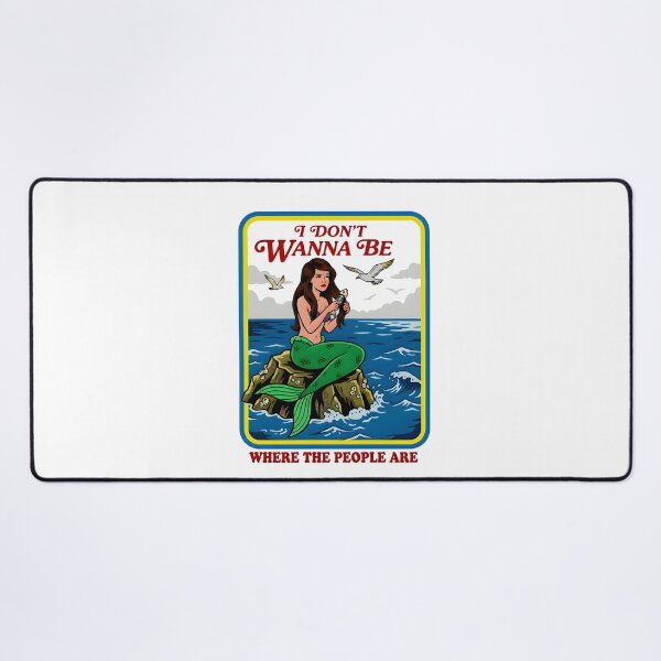 Item preview, Siren I Don't Wanna Be Where The People Are Meme designed and sold by retro-and-rust.