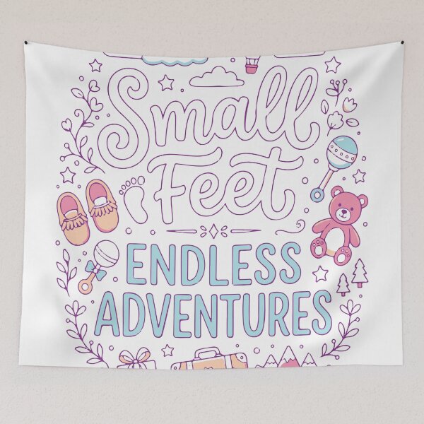 Item preview, small feet endless adventures designed and sold by ManikRaja.