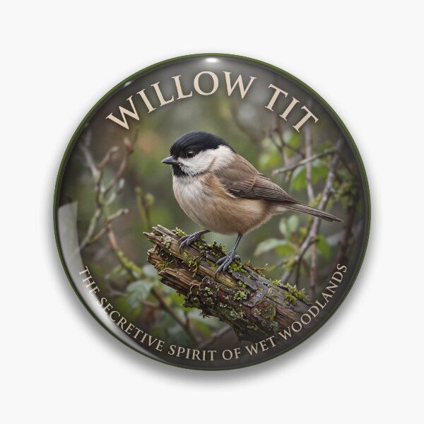 Item preview, WILLOW TIT   – The Secretive Spirit of Wet Woodlands designed and sold by The Digital Compass.