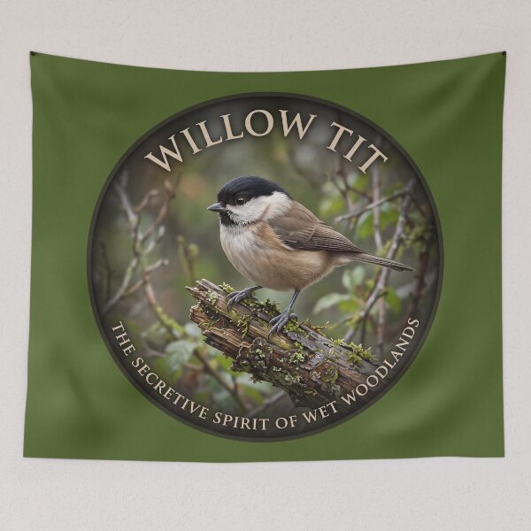 Item preview, WILLOW TIT   – The Secretive Spirit of Wet Woodlands designed and sold by The Digital Compass.