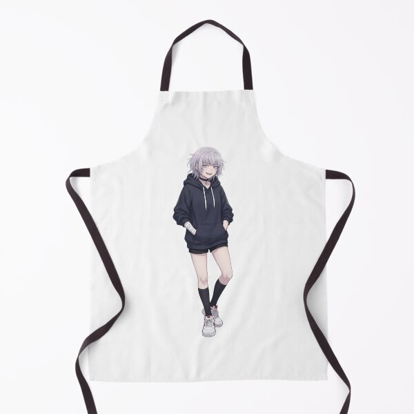 Item preview, Cute Silver Hair Anime Girl Hoodie Aesthetic | Kawaii Goth Manga Character Art designed and sold by Bhaskar Digital Art.