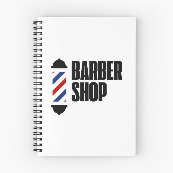 Item preview, Bold Barbershop Typography With Classic Barber Pole designed and sold by Barber MD Culture.