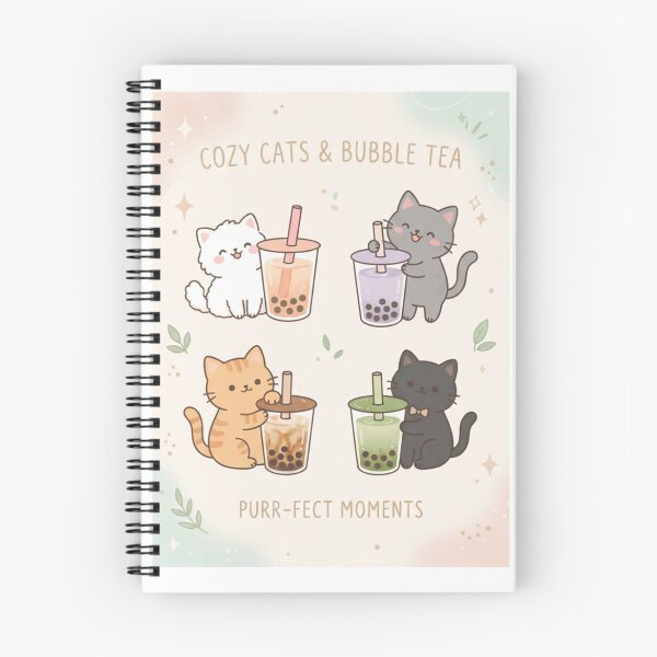 Item preview, Cat milktea boba bubble tea kitten cats cute kawaii funny birthday christmas designed and sold by CheeseBlueprint.