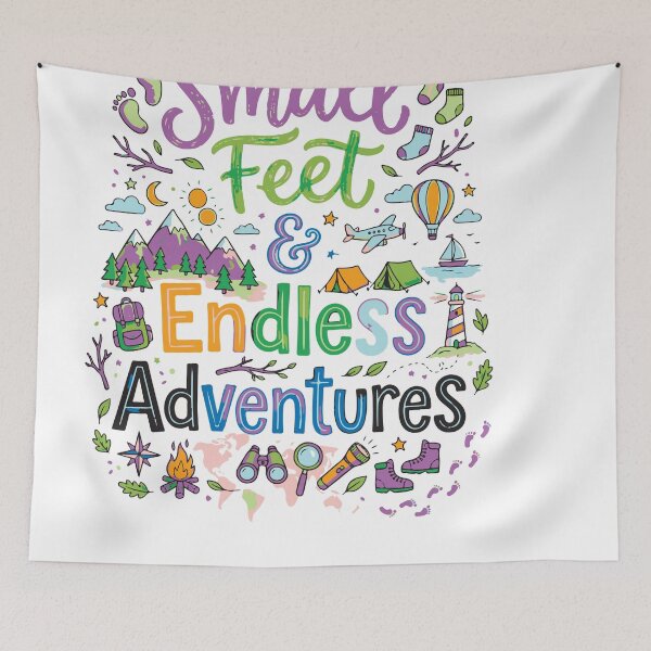 Item preview, small feet endless adventures designed and sold by ManikRaja.
