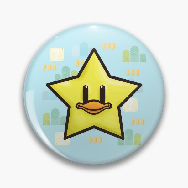 Item preview, Super Mario Super Star Duck designed and sold by Khotekmei.