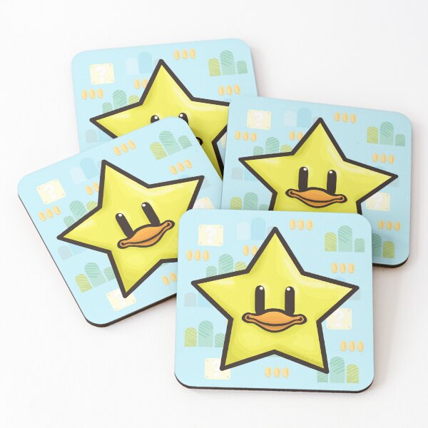 Item preview, Super Mario Super Star Duck designed and sold by Khotekmei.
