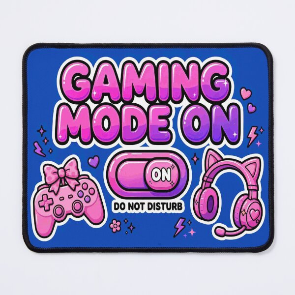 Item preview, Gaming Mode On Shirt - Do Not Disturb Funny Gamer Girl Pink Controller designed and sold by Petringo.
