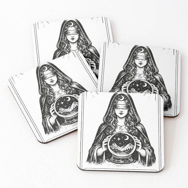 Item preview, The Seer Tarot Card designed and sold by Matinez Pink.