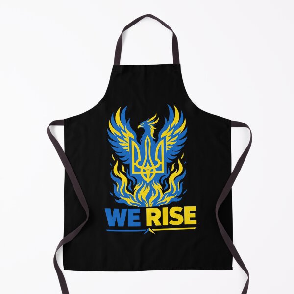 Item preview, Ukrainian Phoenix Rising with Tryzub Emblem designed and sold by ML-Media.