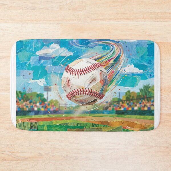 Item preview, Baseball In Motion Collage designed and sold by Home Decor Art.