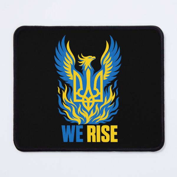 Item preview, Ukrainian Phoenix Tryzub We Rise designed and sold by ML-Media.