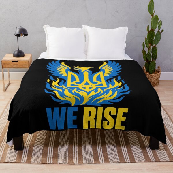 Item preview, Ukrainian Phoenix Tryzub We Rise designed and sold by ML-Media.