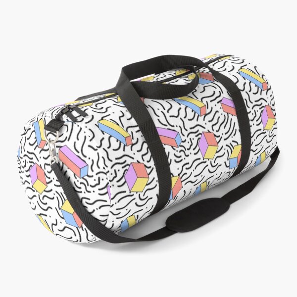 Item preview, Retro Memphis 3D Cubes Geometric Pattern designed and sold by Zaya_art.