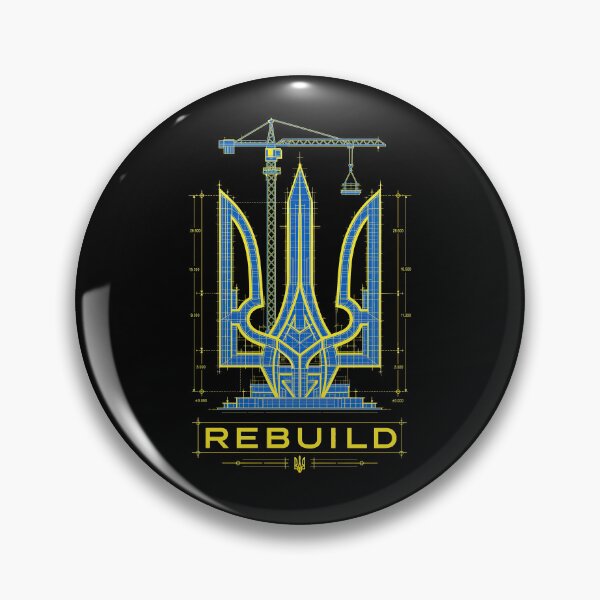 Item preview, Ukraine Tryzub Rebuild Architectural Blueprint designed and sold by ML-Media.