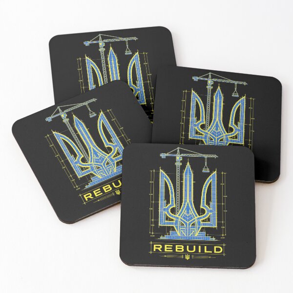 Item preview, Ukraine Tryzub Rebuild Architectural Blueprint designed and sold by ML-Media.