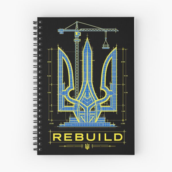 Item preview, Ukraine Tryzub Rebuild Architectural Blueprint designed and sold by ML-Media.