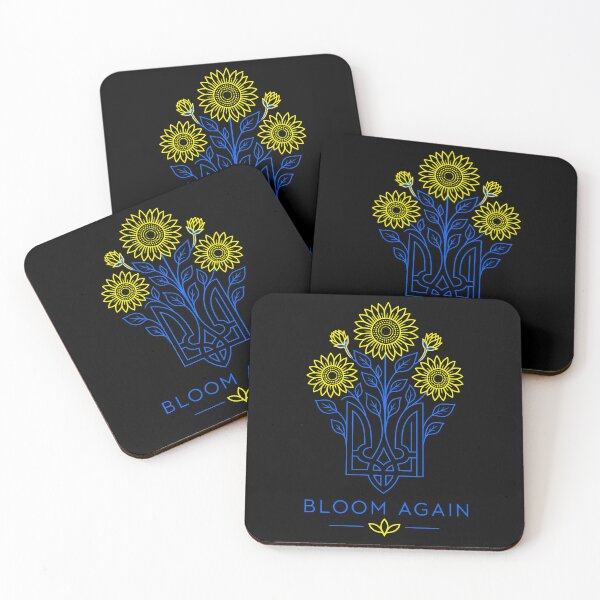 Item preview, Ukraine Sunflower Tryzub Bloom Again designed and sold by ML-Media.