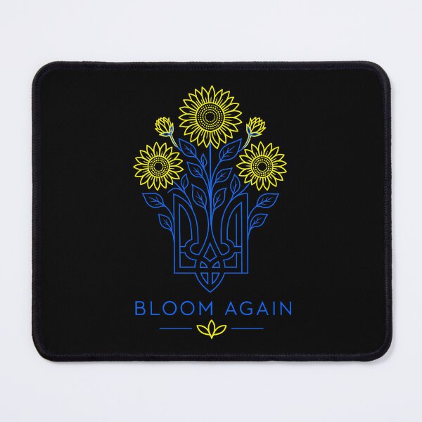 Item preview, Ukraine Sunflower Tryzub Bloom Again designed and sold by ML-Media.
