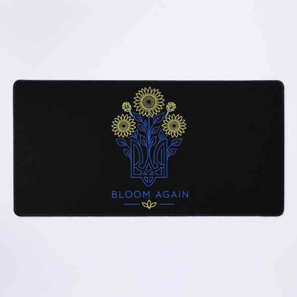 Item preview, Ukraine Sunflower Tryzub Bloom Again designed and sold by ML-Media.