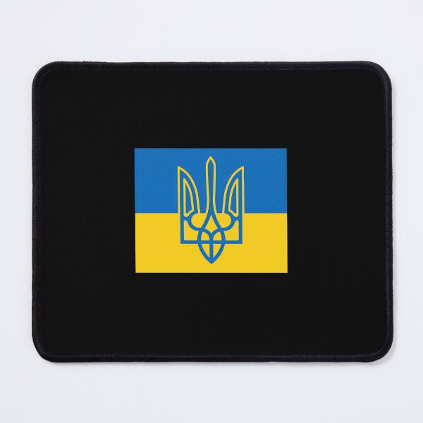 Item preview, Ukrainian Tryzub Trident National Flag designed and sold by ML-Media.
