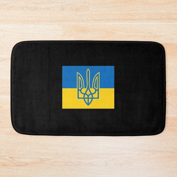 Item preview, Ukrainian Tryzub Trident National Flag designed and sold by ML-Media.