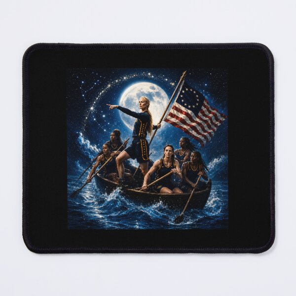 Item preview, Sophie Cunningham Caitlin Clark Crossing The Delaware, Indiana Women's Basketball, Indiana Fever designed and sold by AnlunaKim.