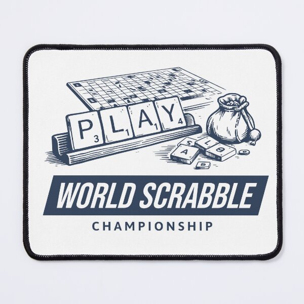 Item preview, World Scrabble Championship designed and sold by Matinez Pink.