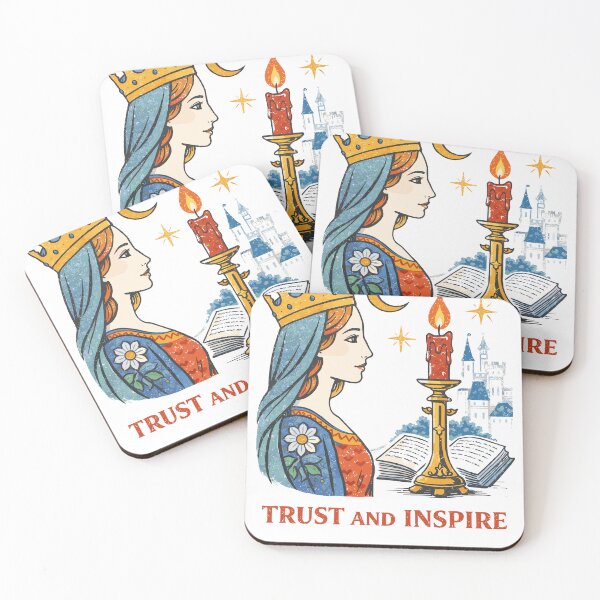 Item preview, Queen Trust and Inspire Medieval Poster designed and sold by Matinez Pink.