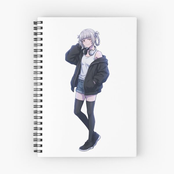 Item preview, Cute Anime Girl with Headphones | Kawaii Streetwear Aesthetic Manga Art designed and sold by Bhaskar Digital Art.