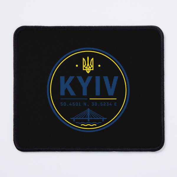 Item preview, Kyiv Ukraine City Emblem with Tryzub designed and sold by ML-Media.