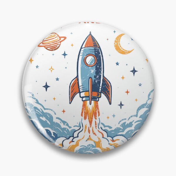 Item preview, Dream Big Work Hard Space Rocket Poster designed and sold by Matinez Pink.